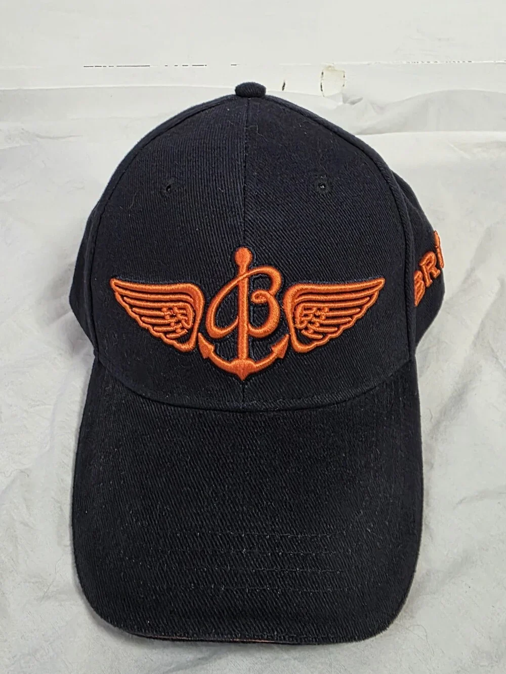 NWOT Breitling Swiss Watch Promotional Hat Blue Orange Embroidered Strapback - Picture 8 of 8